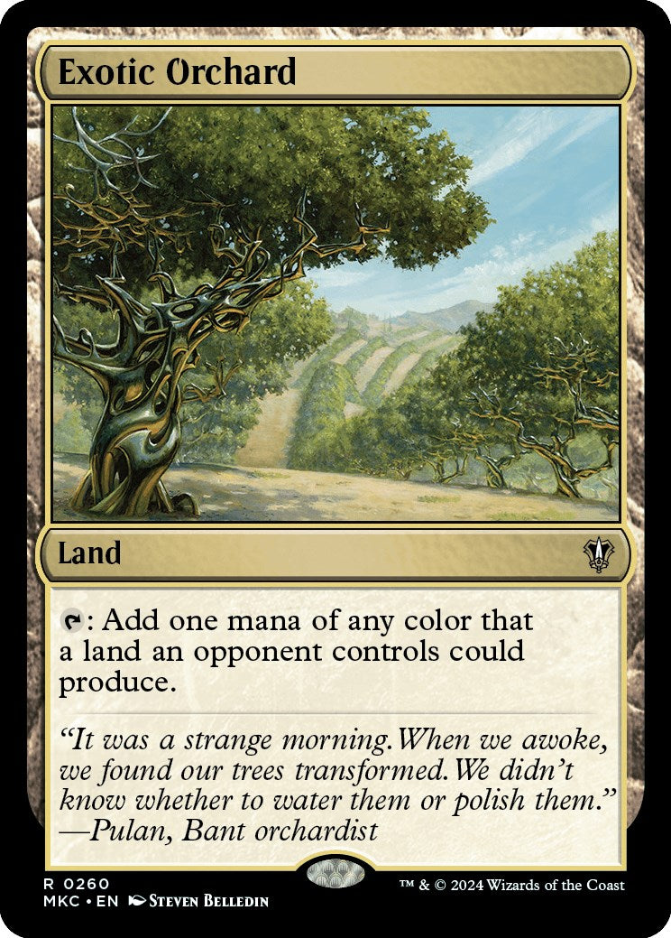 Exotic Orchard [Murders at Karlov Manor Commander] | Cards and Coasters CA