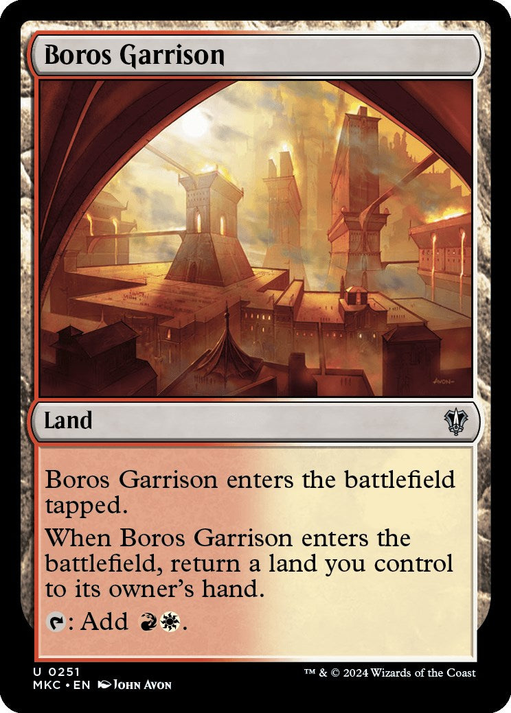 Boros Garrison [Murders at Karlov Manor Commander] | Cards and Coasters CA