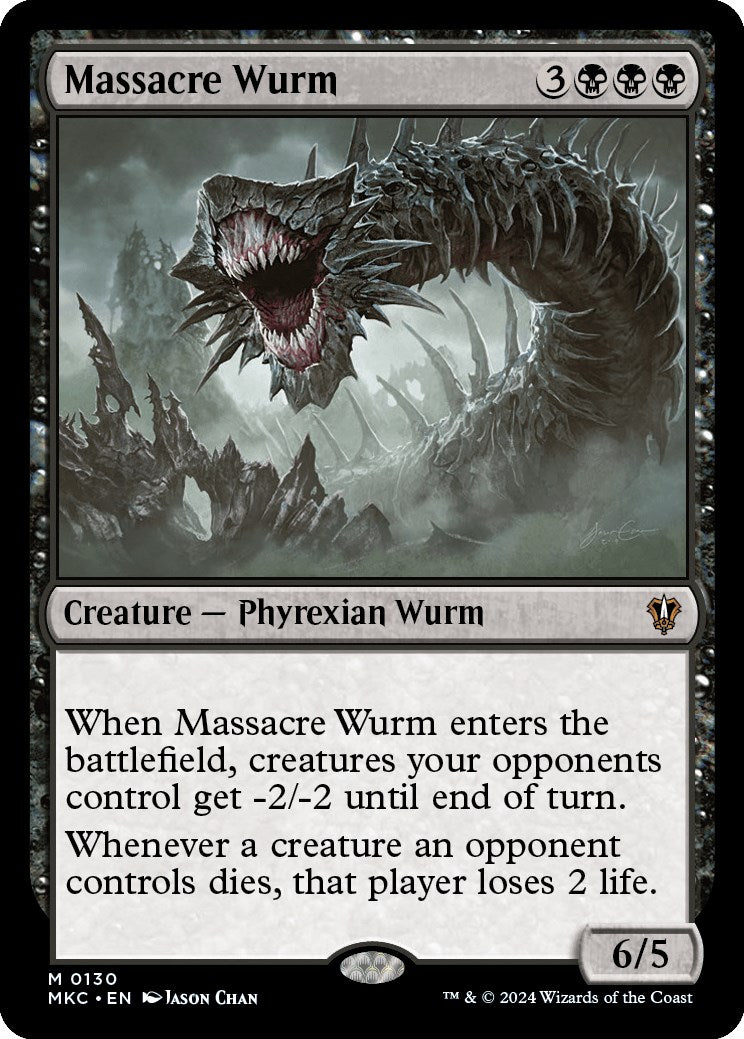 Massacre Wurm [Murders at Karlov Manor Commander] | Cards and Coasters CA