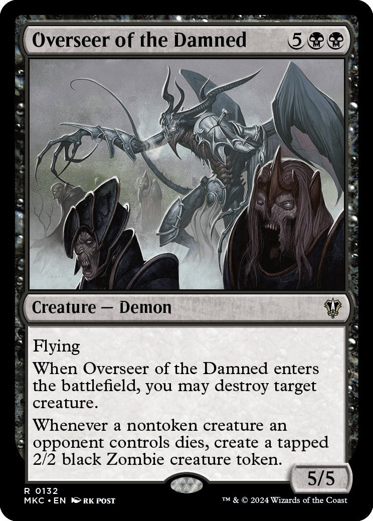 Overseer of the Damned [Murders at Karlov Manor Commander] | Cards and Coasters CA