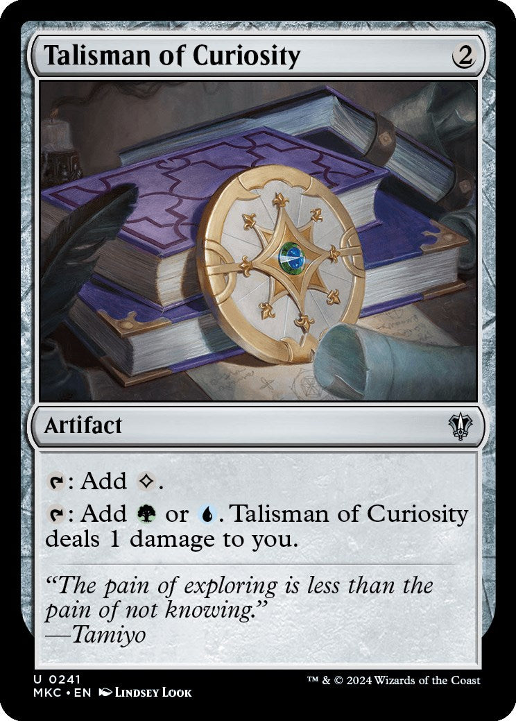 Talisman of Curiosity [Murders at Karlov Manor Commander] | Cards and Coasters CA