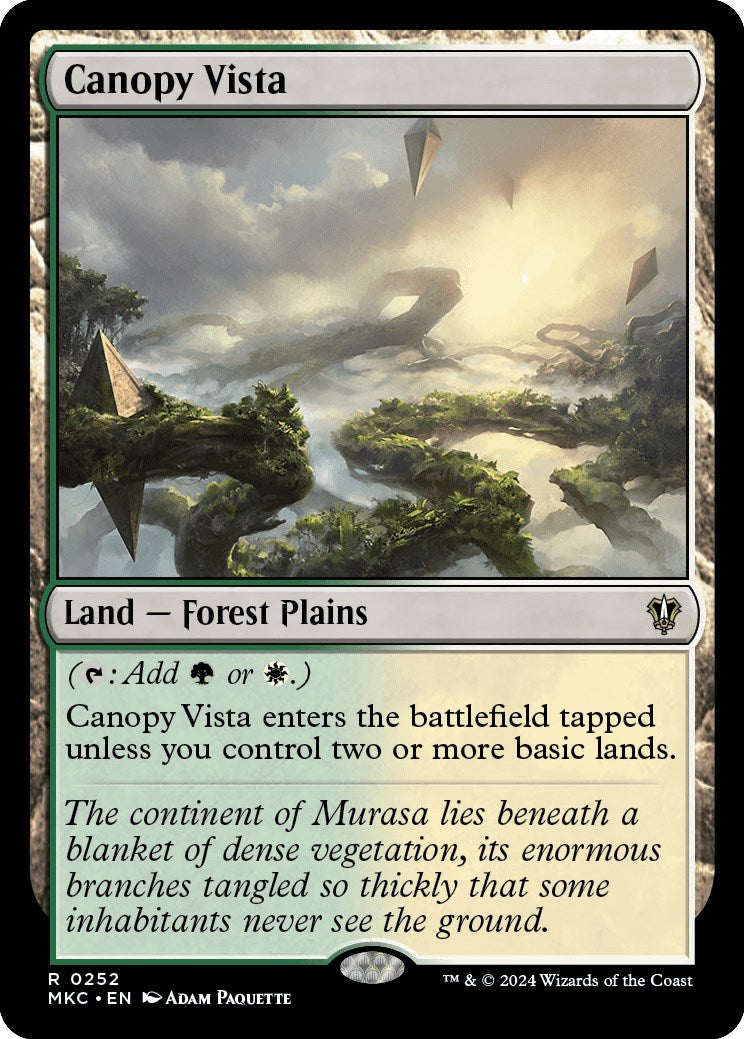 Canopy Vista [Murders at Karlov Manor Commander] | Cards and Coasters CA