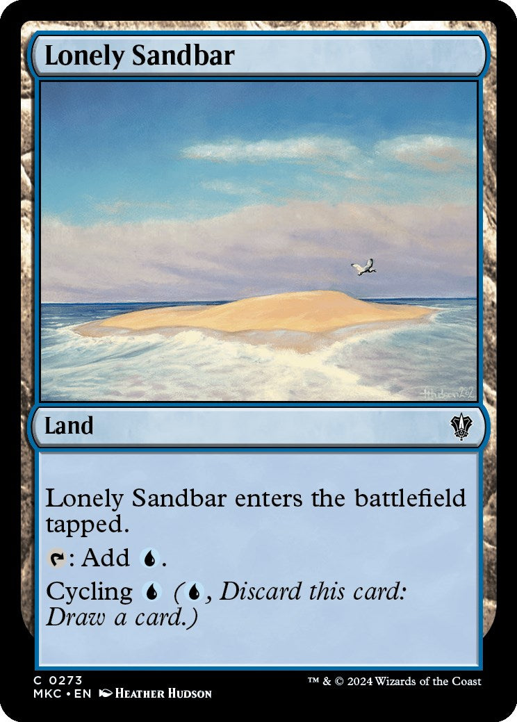 Lonely Sandbar [Murders at Karlov Manor Commander] | Cards and Coasters CA