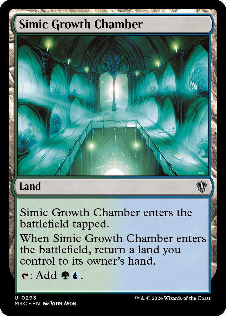 Simic Growth Chamber [Murders at Karlov Manor Commander] | Cards and Coasters CA