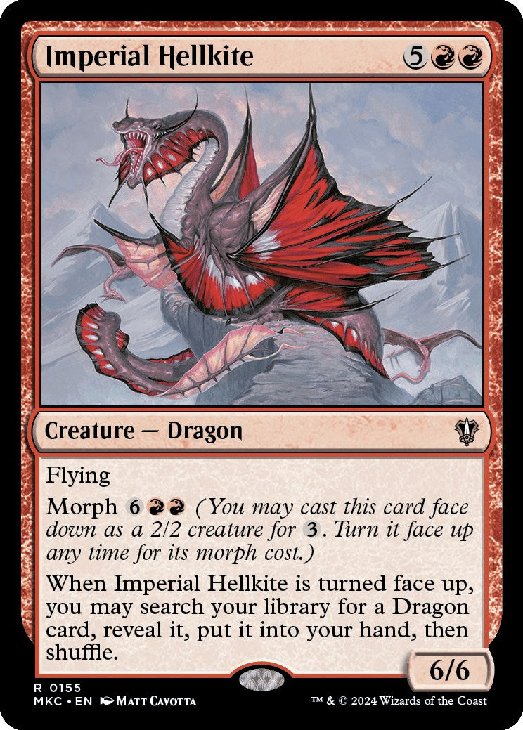 Imperial Hellkite [Murders at Karlov Manor Commander] | Cards and Coasters CA