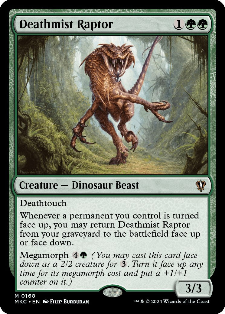 Deathmist Raptor [Murders at Karlov Manor Commander] | Cards and Coasters CA