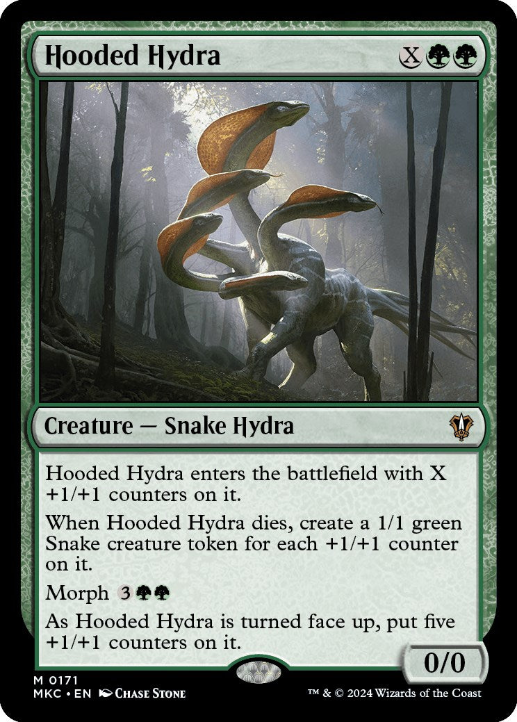 Hooded Hydra [Murders at Karlov Manor Commander] | Cards and Coasters CA