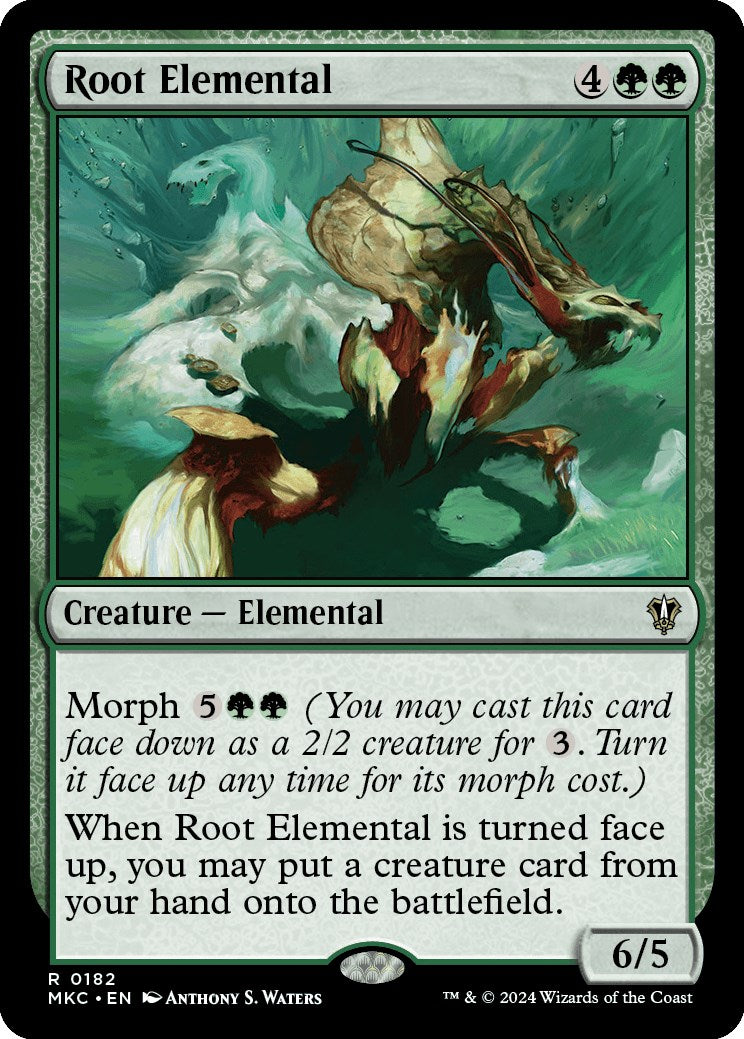 Root Elemental [Murders at Karlov Manor Commander] | Cards and Coasters CA