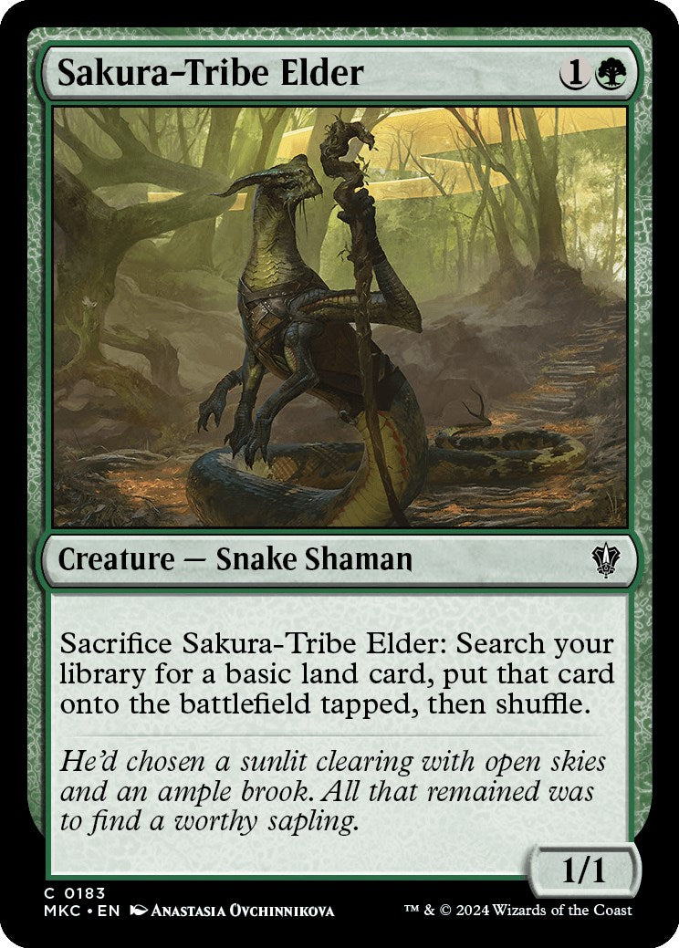 Sakura-Tribe Elder [Murders at Karlov Manor Commander] | Cards and Coasters CA