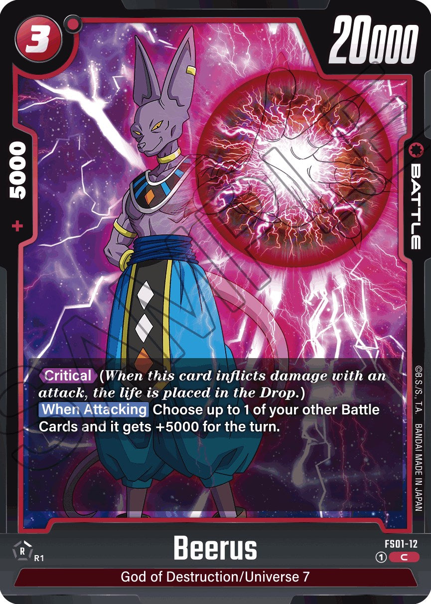 Beerus [Starter Deck: Son Goku] | Cards and Coasters CA