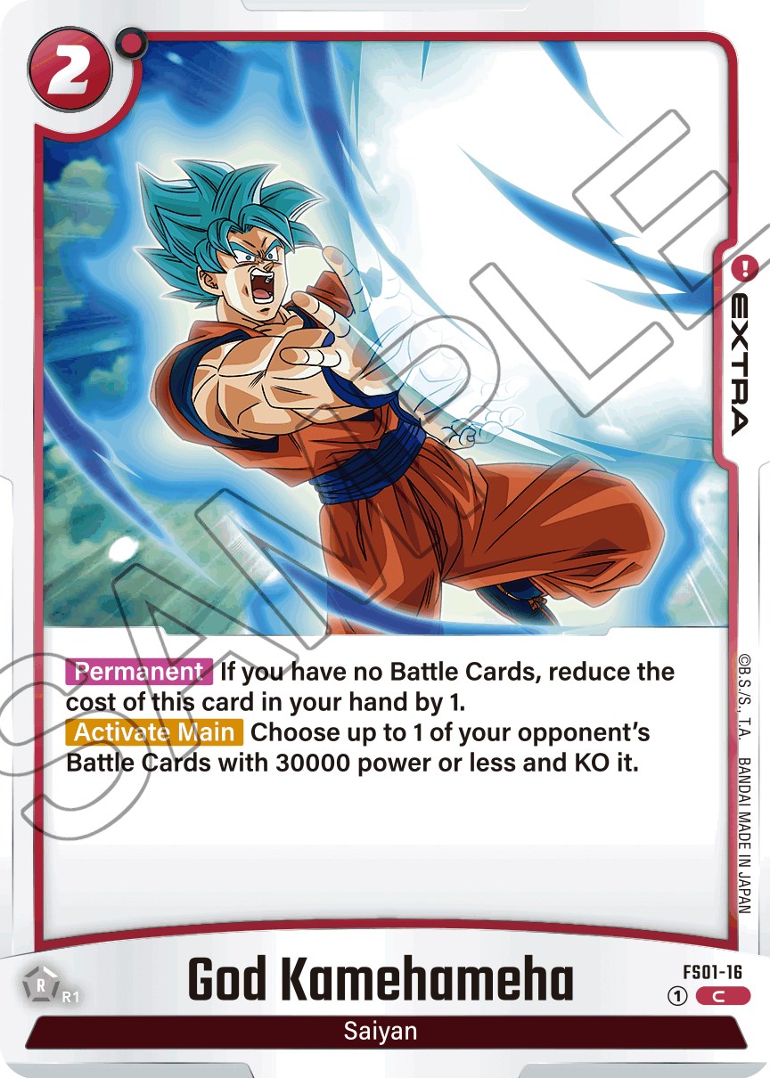 God Kamehameha [Starter Deck: Son Goku] | Cards and Coasters CA