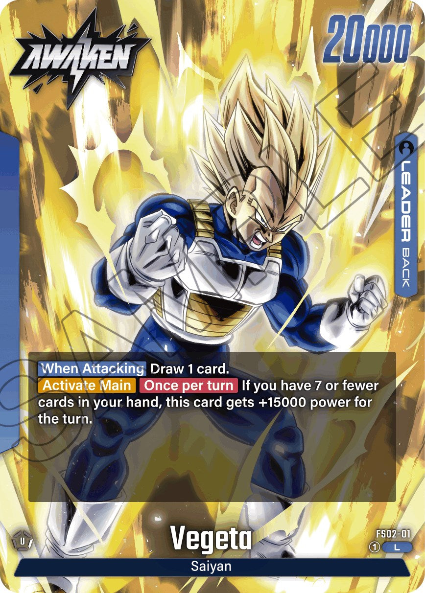 Vegeta (FS02-01) [Starter Deck: Vegeta] | Cards and Coasters CA