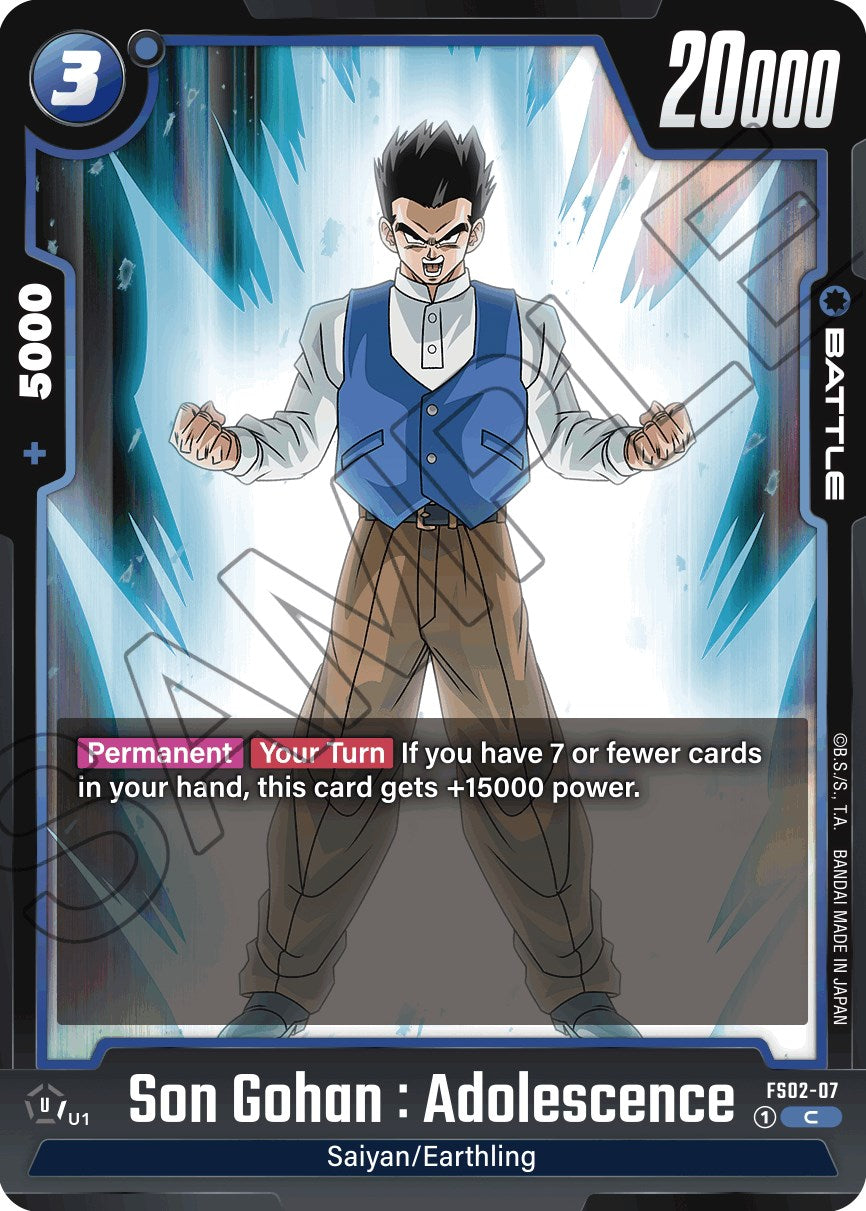 Son Gohan : Adolescence [Starter Deck: Vegeta] | Cards and Coasters CA
