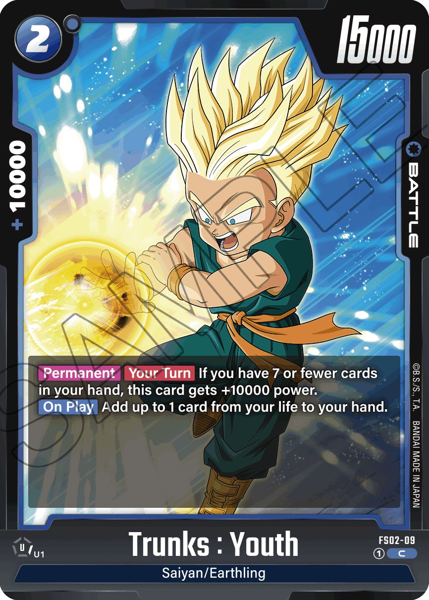 Trunks : Youth (FS02-09) [Starter Deck: Vegeta] | Cards and Coasters CA