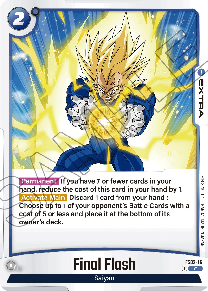 Final Flash [Starter Deck: Vegeta] | Cards and Coasters CA
