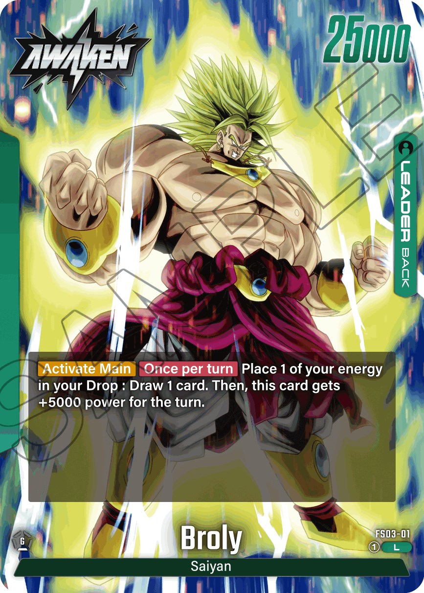 Broly (FS03-01) [Starter Deck: Broly] | Cards and Coasters CA