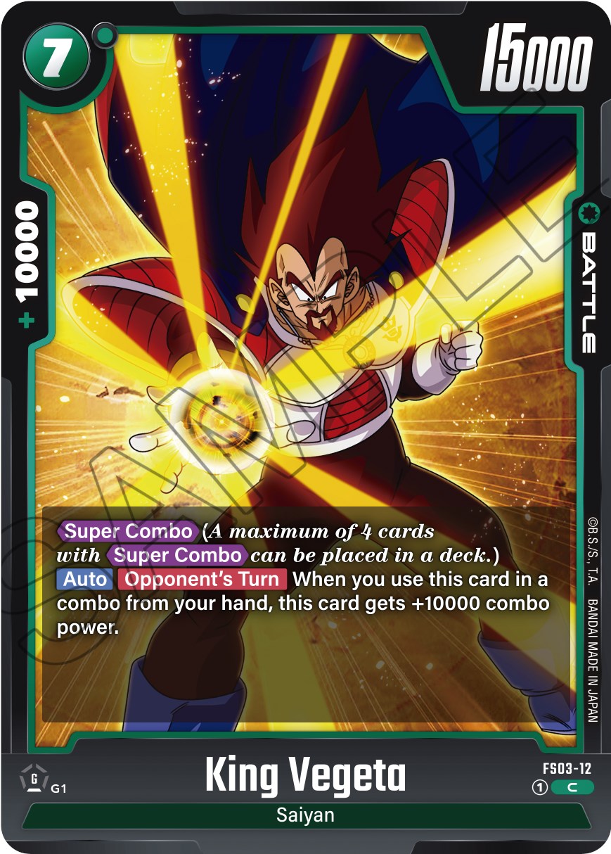 King Vegeta [Starter Deck: Broly] | Cards and Coasters CA