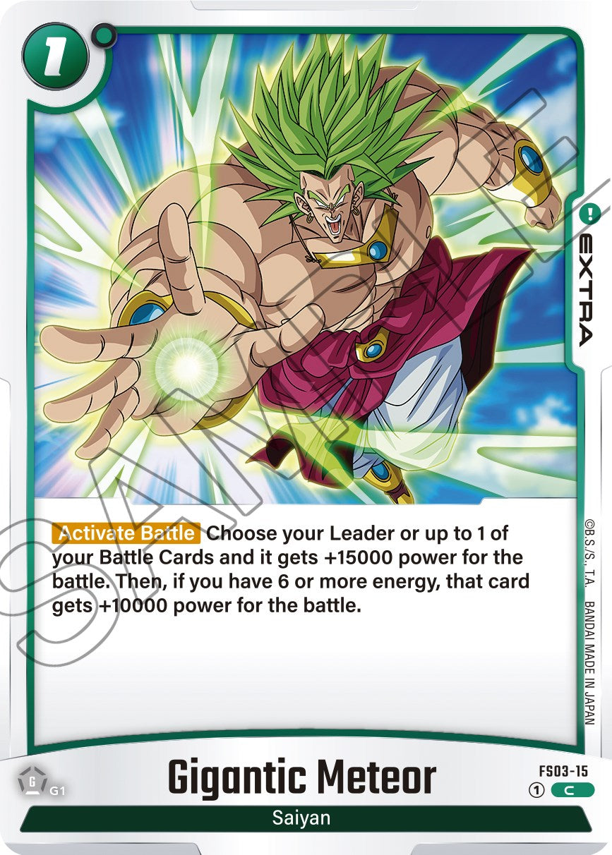 Gigantic Meteor [Starter Deck: Broly] | Cards and Coasters CA