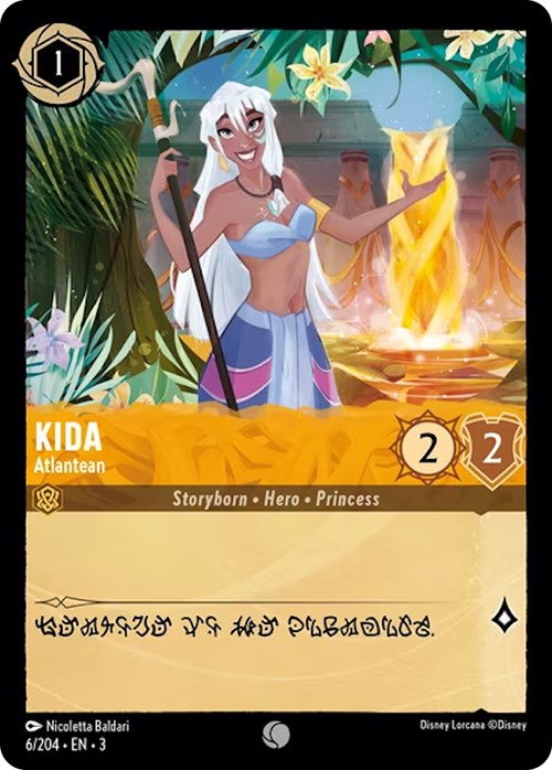 Kida - Atlantean (6/204) [Into the Inklands] | Cards and Coasters CA