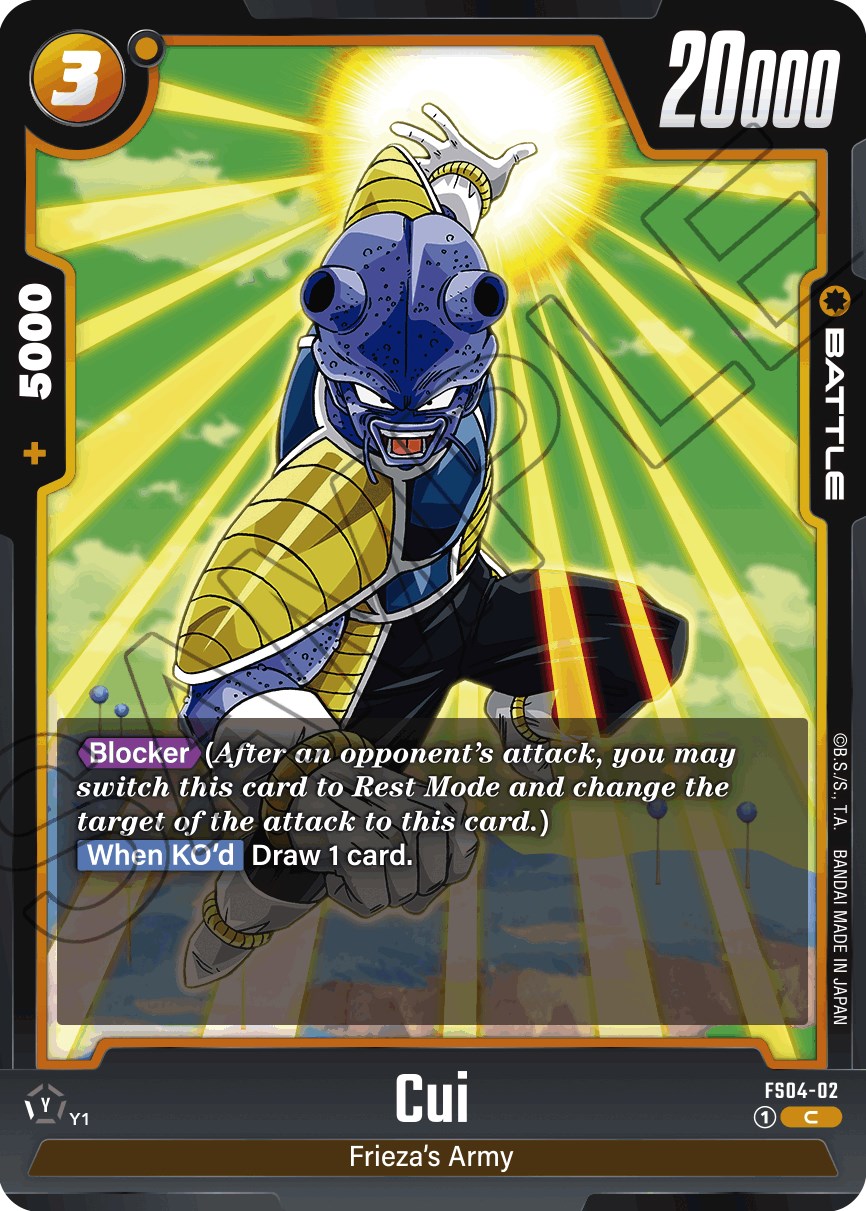 Cui [Starter Deck: Frieza] | Cards and Coasters CA