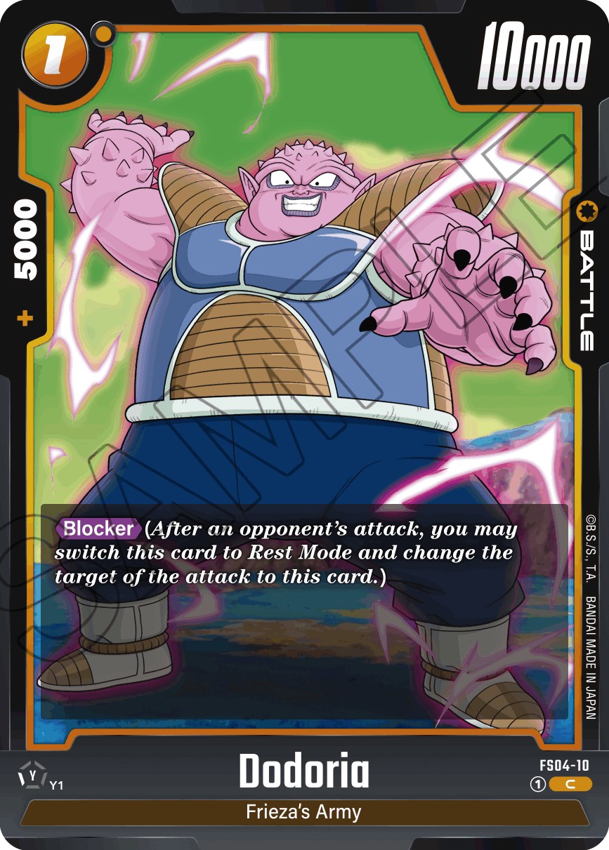 Dodoria [Starter Deck: Frieza] | Cards and Coasters CA