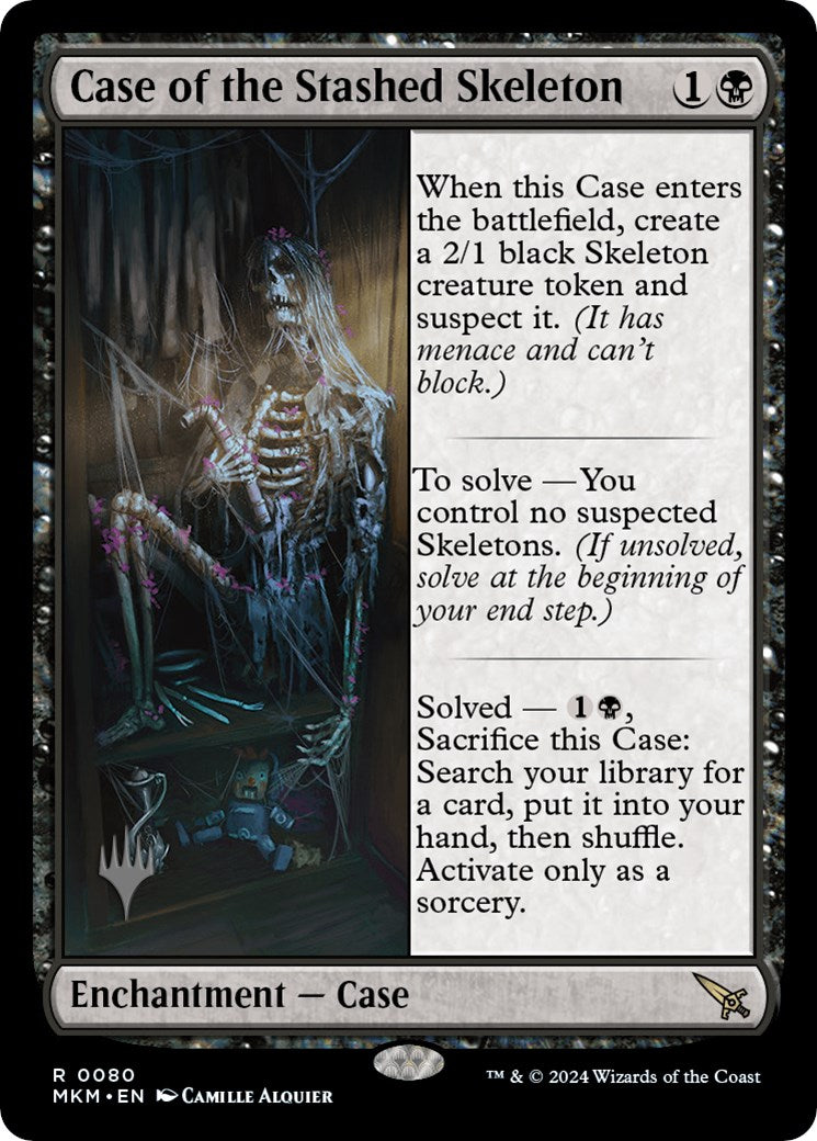 Case of the Stashed Skeleton (Promo Pack) [Murders at Karlov Manor Promos] | Cards and Coasters CA