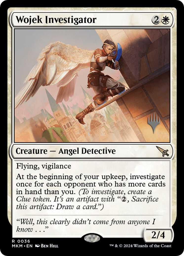 Wojek Investigator (Promo Pack) [Murders at Karlov Manor Promos] | Cards and Coasters CA