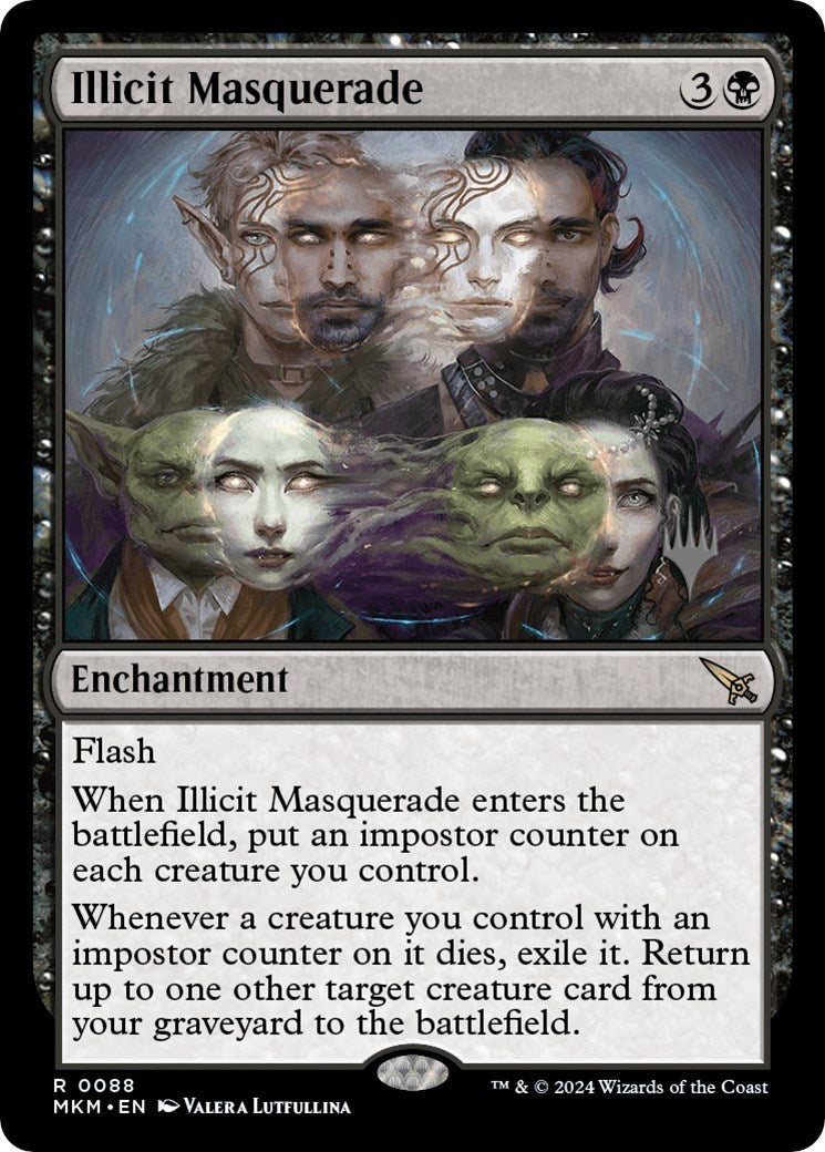 Illicit Masquerade (Promo Pack) [Murders at Karlov Manor Promos] | Cards and Coasters CA