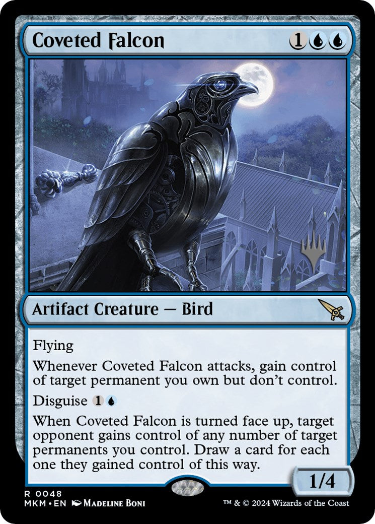 Coveted Falcon (Promo Pack) [Murders at Karlov Manor Promos] | Cards and Coasters CA