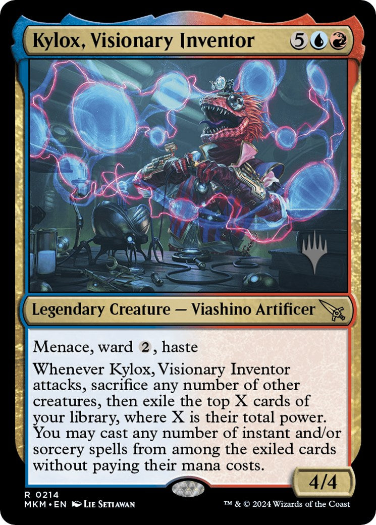 Kylox, Visionary Inventor (Promo Pack) [Murders at Karlov Manor Promos] | Cards and Coasters CA