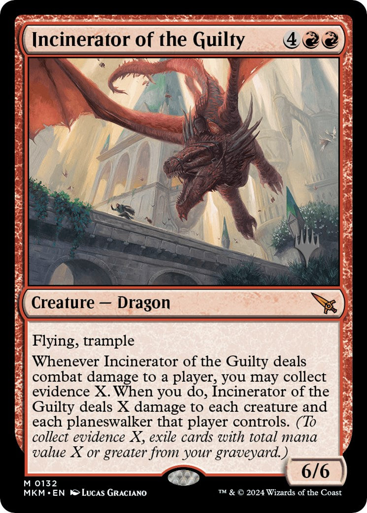 Incinerator of the Guilty (Promo Pack) [Murders at Karlov Manor Promos] | Cards and Coasters CA