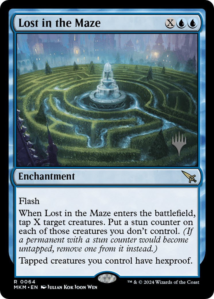 Lost in the Maze (Promo Pack) [Murders at Karlov Manor Promos] | Cards and Coasters CA