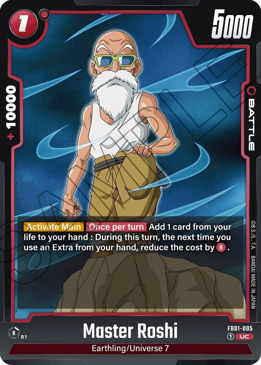 Master Roshi [Awakened Pulse] | Cards and Coasters CA