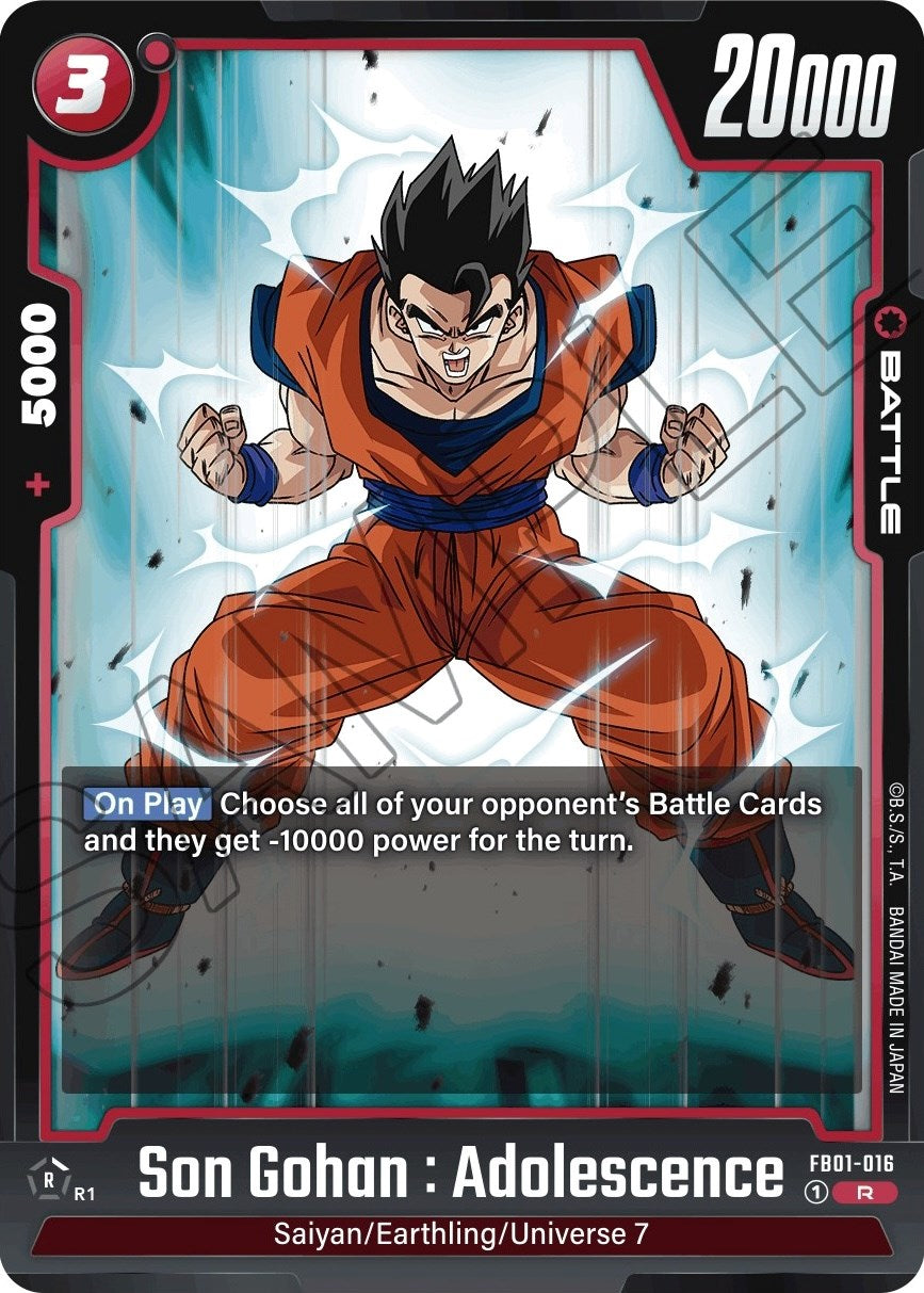 Son Gohan : Adolescence [Awakened Pulse] | Cards and Coasters CA