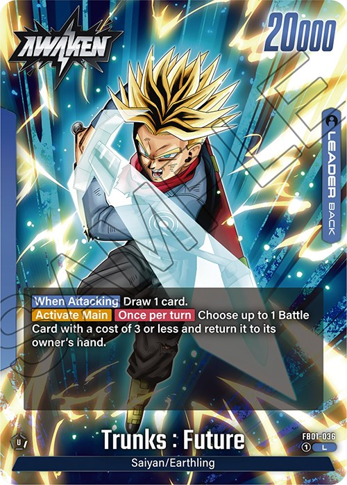 Trunks : Future (FB01-036) [Awakened Pulse] | Cards and Coasters CA