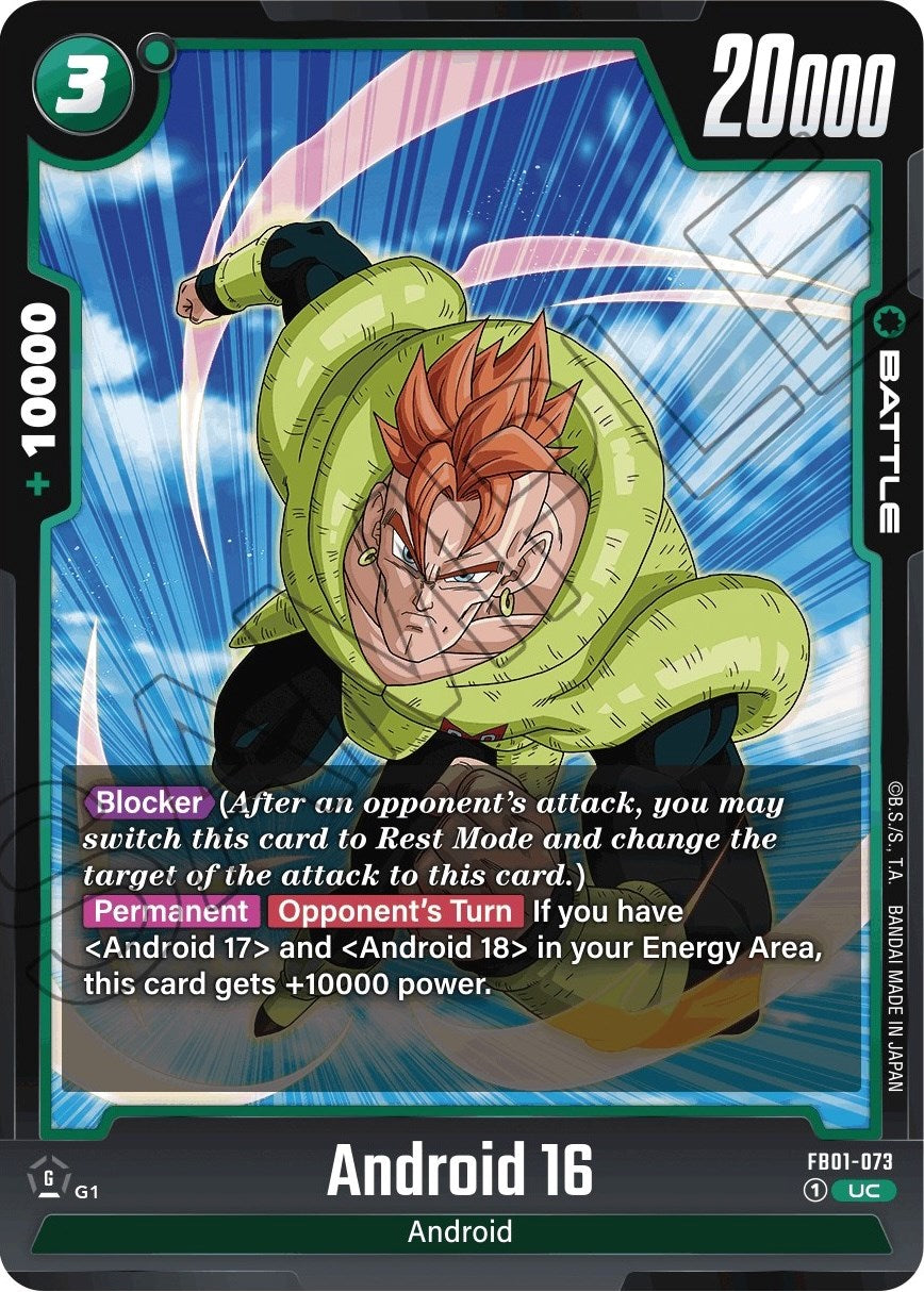 Android 16 (FB01-073) [Awakened Pulse] | Cards and Coasters CA