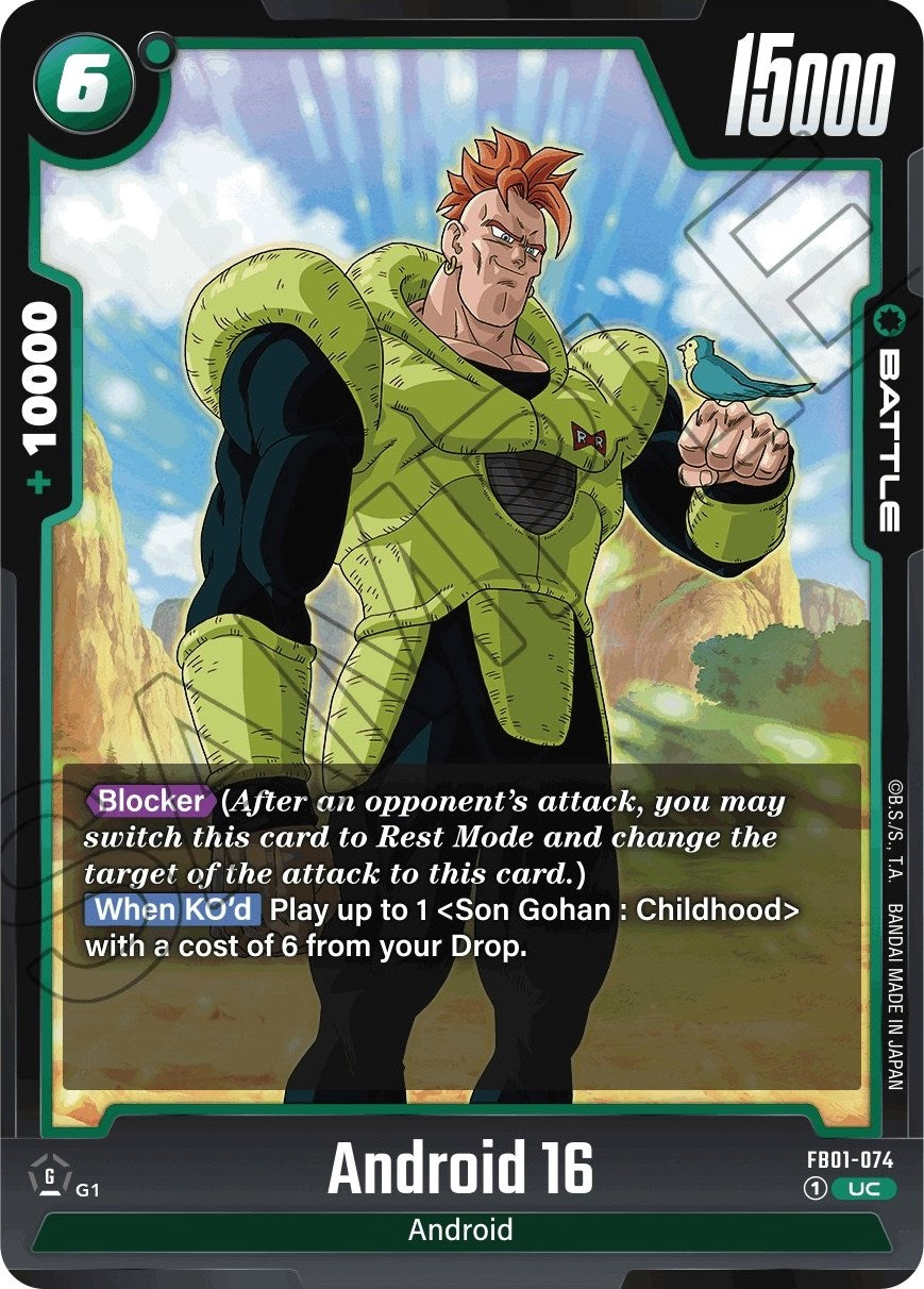 Android 16 (FB01-074) [Awakened Pulse] | Cards and Coasters CA