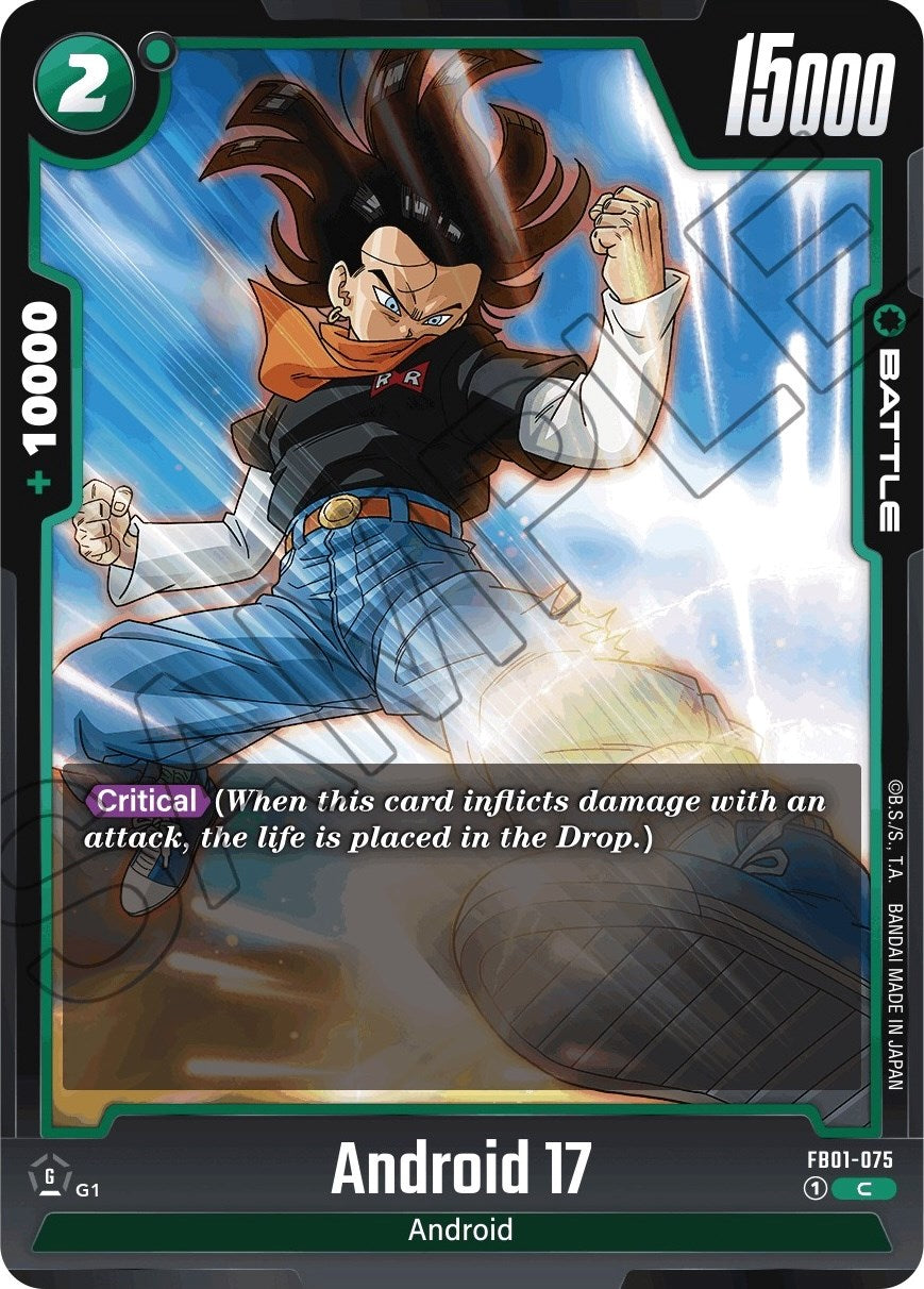 Android 17 (FB01-075) [Awakened Pulse] | Cards and Coasters CA