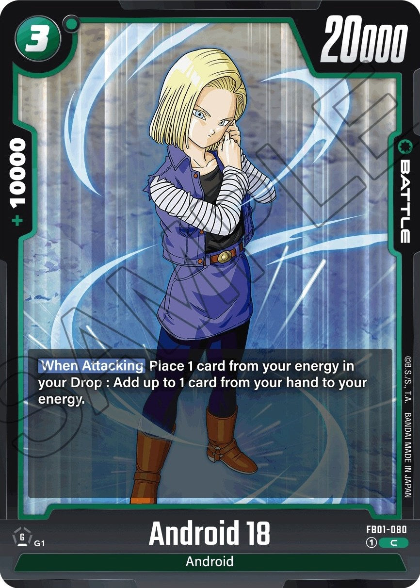 Android 18 (FB01-080) [Awakened Pulse] | Cards and Coasters CA