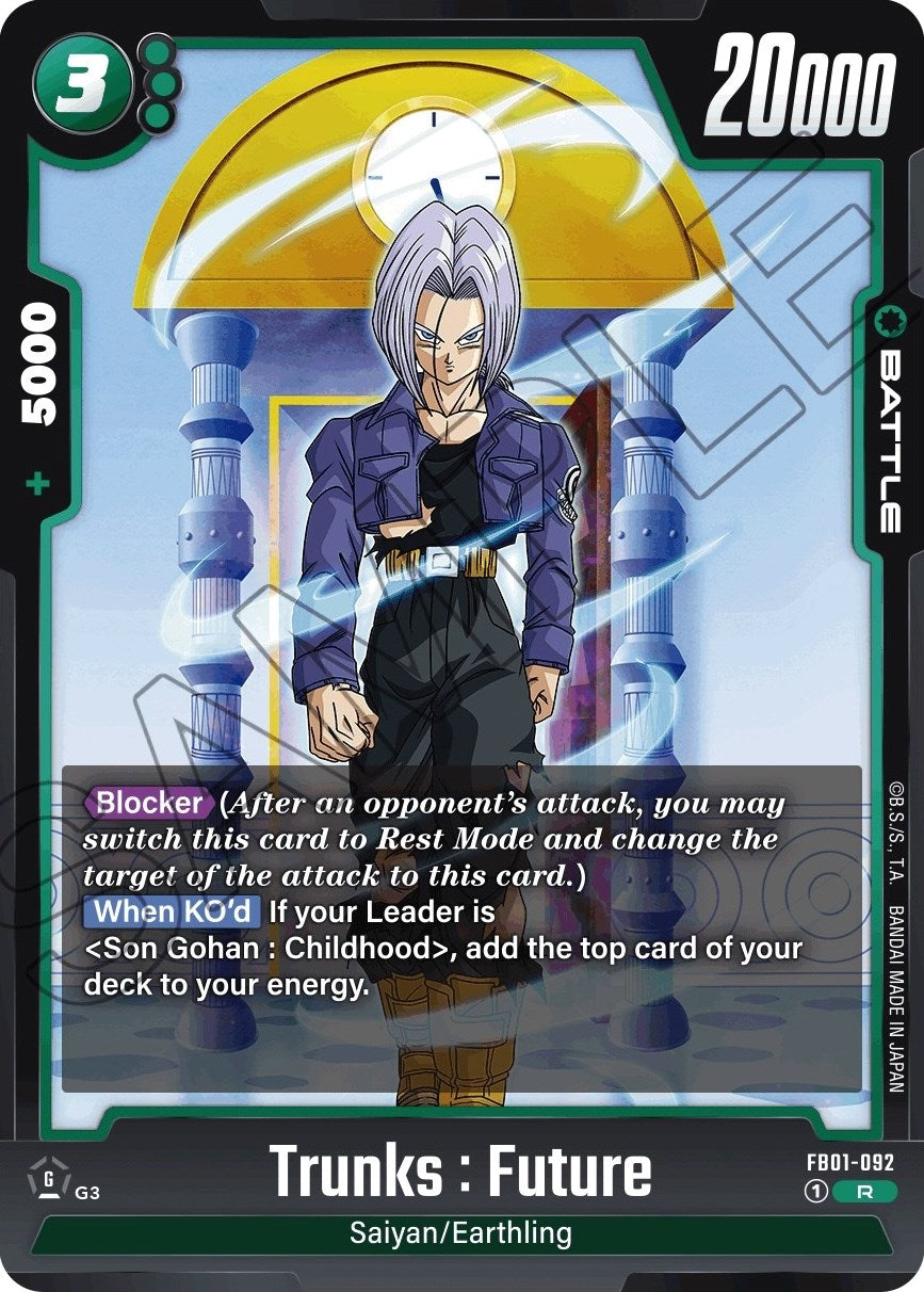 Trunks : Future (FB01-092) [Awakened Pulse] | Cards and Coasters CA
