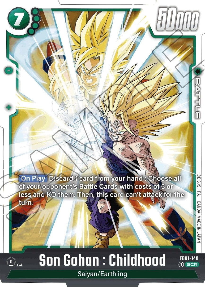 Son Gohan : Childhood (FB01-140) [Awakened Pulse] | Cards and Coasters CA