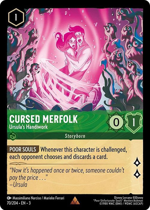 Cursed Merfolk - Ursula's Handiwork (70/204) [Into the Inklands] | Cards and Coasters CA