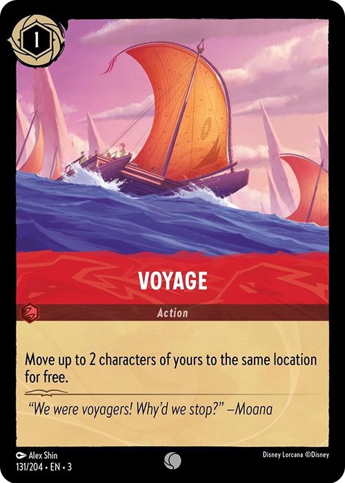 Voyage (131/204) [Into the Inklands] | Cards and Coasters CA