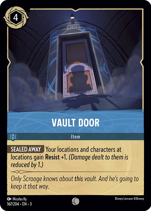 Vault Door (167/204) [Into the Inklands] | Cards and Coasters CA