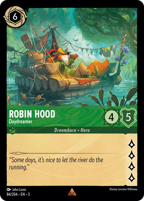 Robin Hood - Daydreamer (84/204) [Into the Inklands] | Cards and Coasters CA