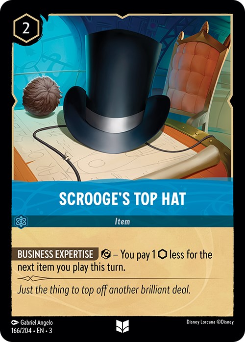 Scrooge's Top Hat (166/204) [Into the Inklands] | Cards and Coasters CA