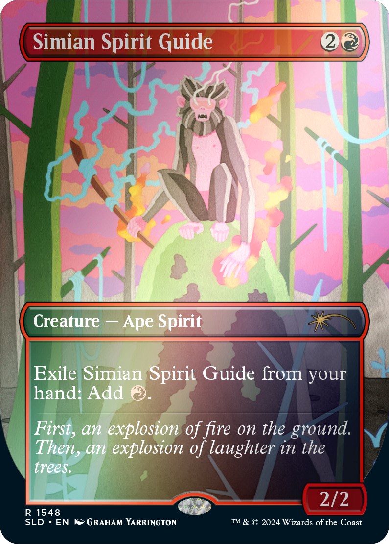 Simian Spirit Guide (Rainbow Foil) [Secret Lair Drop Series] | Cards and Coasters CA