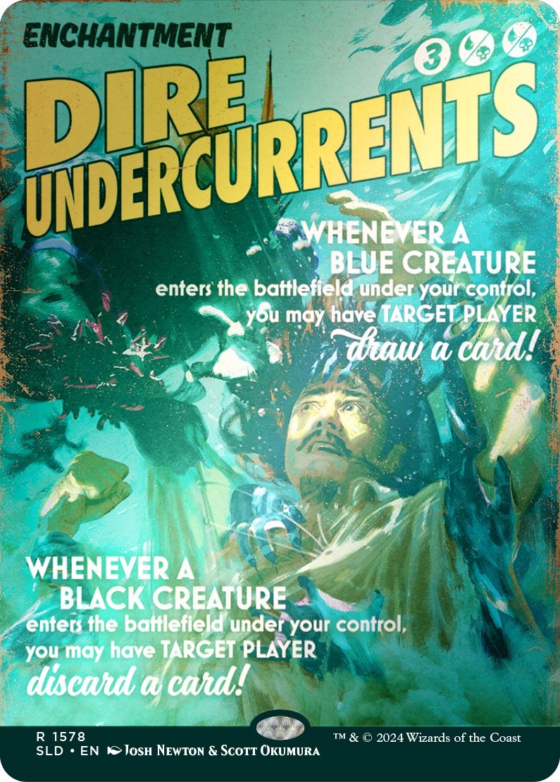 Dire Undercurrents (Rainbow Foil) [Secret Lair Drop Series] | Cards and Coasters CA