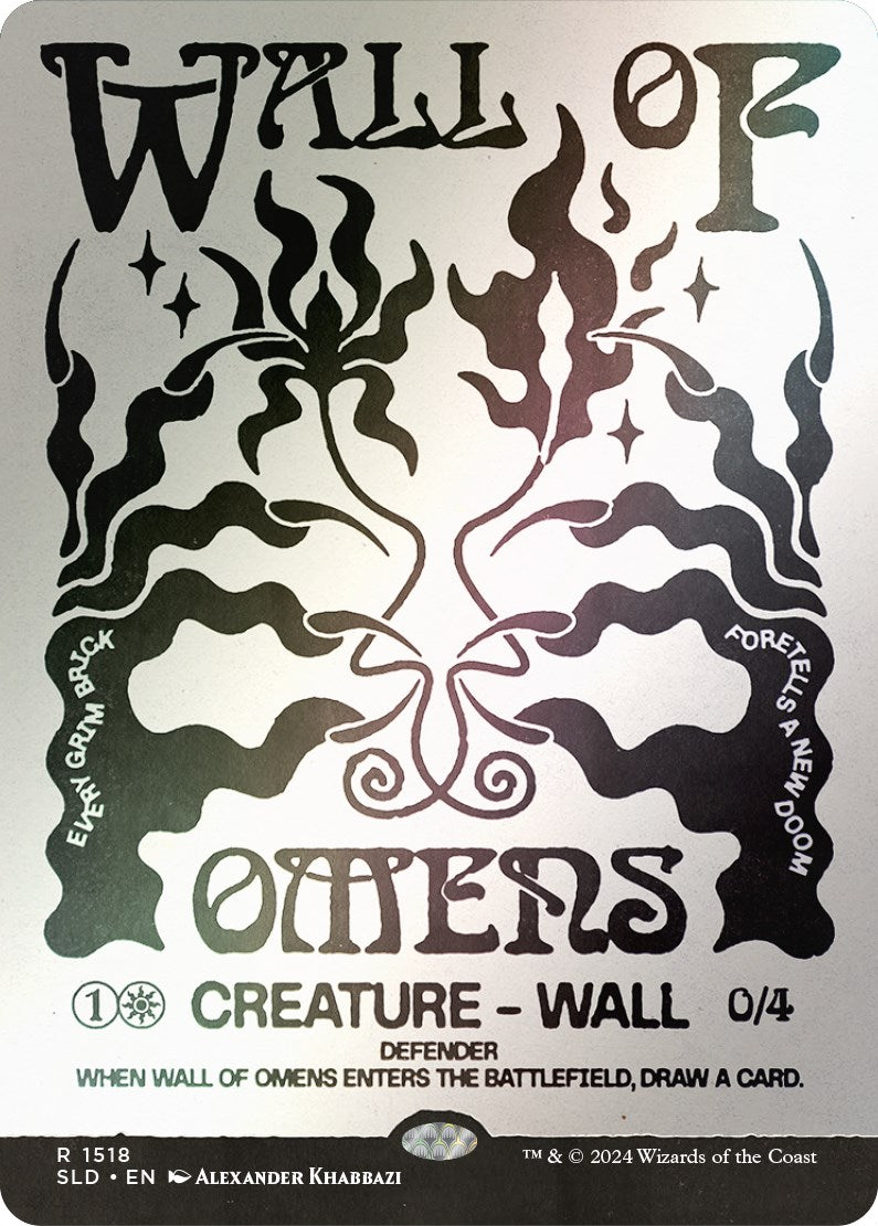 Wall of Omens (Rainbow Foil) [Secret Lair Drop Series] | Cards and Coasters CA