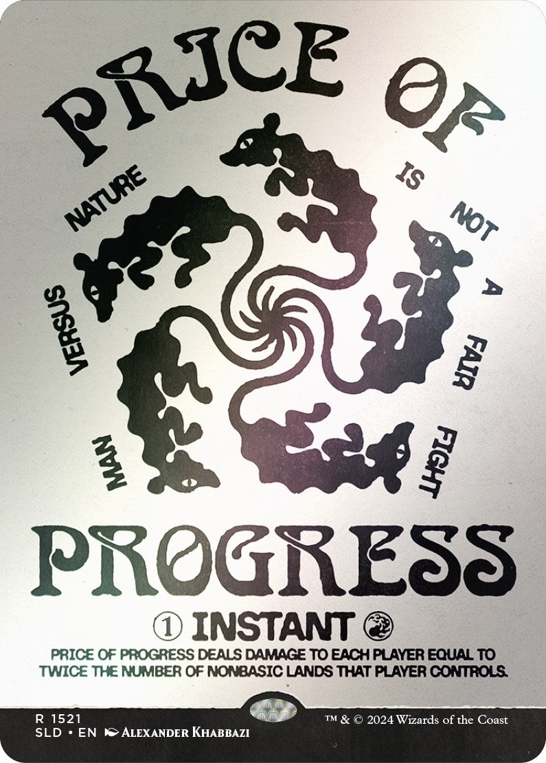 Price of Progress (Rainbow Foil) [Secret Lair Drop Series] | Cards and Coasters CA